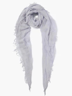 Chan Luu Solid Scarf With Fringe Edges