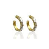 Tat2 Designs - 1" Gold Alma Hoop Earrings -Nic Zoe Fashion Store E290GLDVSCLRGDRPRODUCT 01