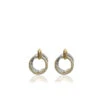 Tat2 Designs - Mixed Metal Trinity Earrings -Nic Zoe Fashion Store E295GLDVSCLRMLTPRODUCT 01