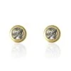 Tat2 Designs - Gold Floral Coin Stud Earrings -Nic Zoe Fashion Store E307GLDVSGOLPRODUCT 01