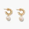 Chan Luu - Gold And Pearl Detail Hoops 2 Chan Luu - Gold And Pearl Detail Hoops -Nic Zoe Fashion Store EG5863PRLPRODUCT 01
