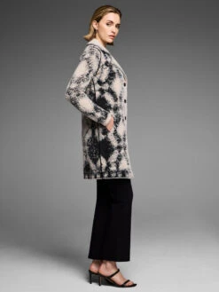 Gold Label Textured Double Knit Diamond Coat -Nic Zoe Fashion Store ELVF259105 NUM PRODUCT 03