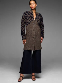 Gold Label Tufted Double Knit Coat