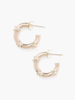 Chan Luu - Small Hoop With Wrap Earrings