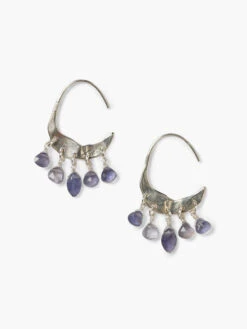 Chan Luu - Iolite Crescent Earrings