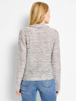 Rope Shimmer Polo Top 9 Rope Shimmer Polo Top -Nic Zoe Fashion Store F251036 NEU PRODUCT 04