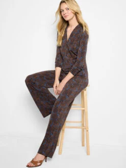 Feather Fern Wrap Top