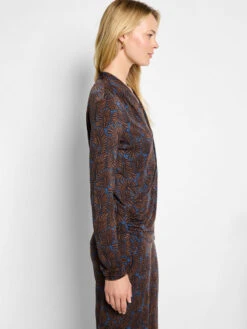 Feather Fern Wrap Top -Nic Zoe Fashion Store F251090 BWL PRODUCT 03