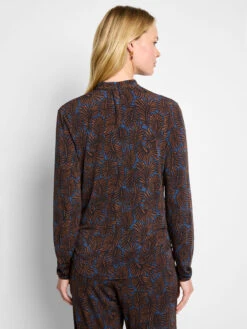 Feather Fern Wrap Top -Nic Zoe Fashion Store F251090 BWL PRODUCT 04