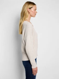 Tuck Stitch V-Neck Sweater -Nic Zoe Fashion Store F251109 SRC PRODUCT 03