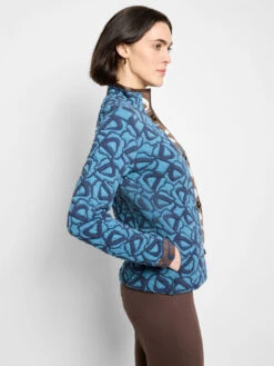 Quilted Faux Leather Trim Jacket -Nic Zoe Fashion Store F251113 BLT PRODUCT 03