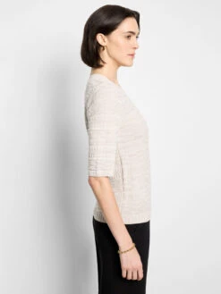 Textured Sweater Tee -Nic Zoe Fashion Store F251114 SRC PRODUCT 03