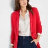 Contrast Stitch Elegant Knit Blazer 2 Contrast Stitch Elegant Knit Blazer -Nic Zoe Fashion Store F251122 SCR PRODUCT 01