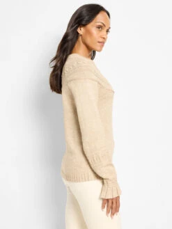 Textural Dot Cozy Sweater -Nic Zoe Fashion Store F251130 TAU PRODUCT 03