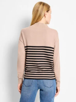 Zip Neck Saddle Sweater 9 Zip Neck Saddle Sweater -Nic Zoe Fashion Store F251148 NUM PRODUCT 04