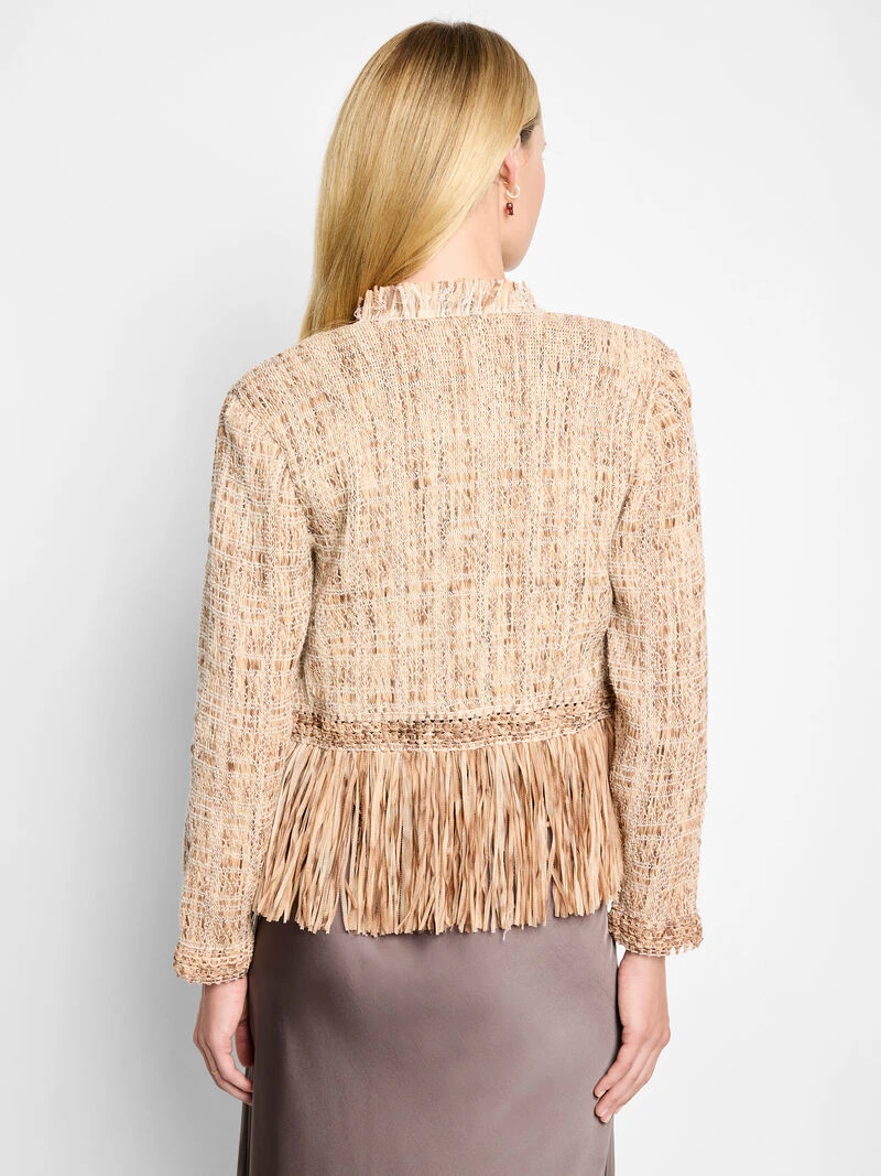 Iconic Cork Fringe Knit Jacket 8 Iconic Cork Fringe Knit Jacket - Image 6