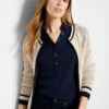Cotton Mesh Zipped Up Cardigan 2 Cotton Mesh Zipped Up Cardigan -Nic Zoe Fashion Store F251187 NUM PRODUCT 01