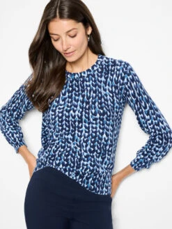 Knit Stitch Pure Cotton Sweater