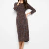 Feather Fern Knit Dress -Nic Zoe Fashion Store F251255 BNM PRODUCT 01