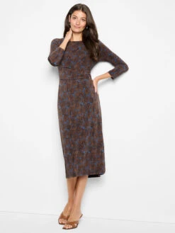 Feather Fern Knit Dress