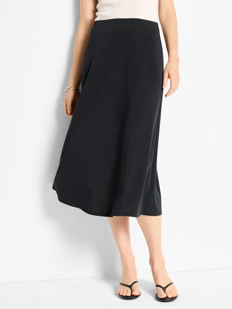 Knit Crepe Slip Skirt 3 Knit Crepe Slip Skirt