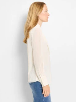 Falling Chiffon Long Sleeve Top -Nic Zoe Fashion Store F251623 CLC PRODUCT 03