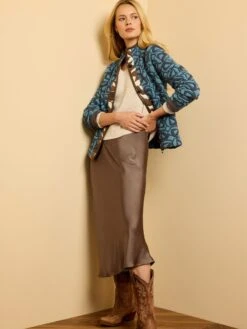 Day Gloss Slip Skirt