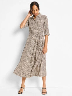 Abstract Dot Juni Dress