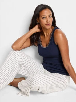 Shimmer Trimmed Tank