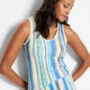 Coast Crush Knit Tank -Nic Zoe Fashion Store M251125BLTPRODUCT 01