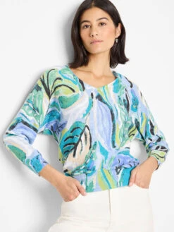 Island Beat Cotton Slub Sweater