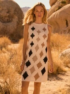 Crochet Diamond Dress