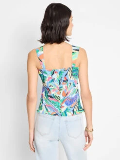 Island Beat Smocked Tank -Nic Zoe Fashion Store M251623BLTPRODUCT 04