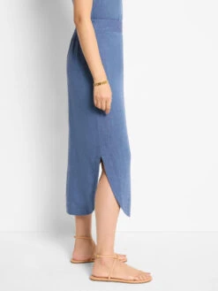 Rumba Linen Dip Skirt -Nic Zoe Fashion Store M251700BUXPRODUCT 03
