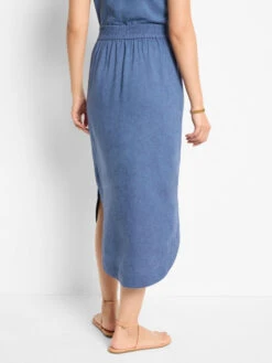 Rumba Linen Dip Skirt -Nic Zoe Fashion Store M251700BUXPRODUCT 04