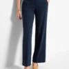 31" Seasonless Cotton Wide-Leg Trouser