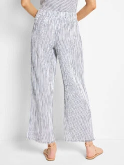 28" Pinstripe Gauze Wide-Leg Pant -Nic Zoe Fashion Store M251851IMIPRODUCT 04