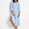 Oasis Stripe Jamie Dress -Nic Zoe Fashion Store M251909BLTPRODUCT 01