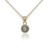 Tat2 Designs - Gold Pavia Coin Frame Necklace