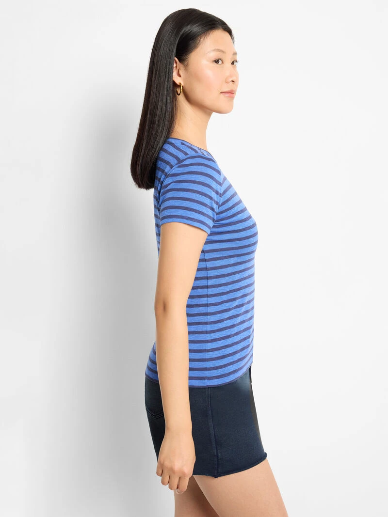 NZT Short Sleeve Crew Neck Striped Tee 5 NZT Short Sleeve Crew Neck Striped Tee - Image 3