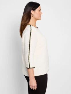 Ottoman Stitched Sweater -Nic Zoe Fashion Store S251149WCLCPRODUCT 03