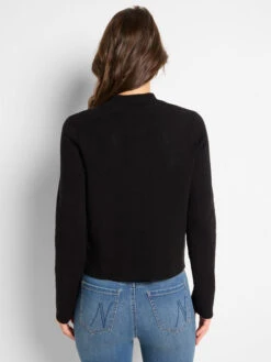 Knit Bomber Jacket -Nic Zoe Fashion Store S251150 BKX PRODUCT 04