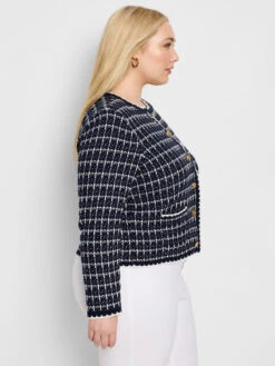 Mixed Up Sweater Jacket -Nic Zoe Fashion Store S251179WIMIPRODUCT 03