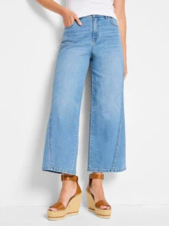 28" Forward Seam Weekend Wide Leg Jeans