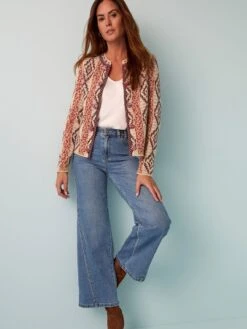 28" Forward Seam Weekend Wide Leg Jeans -Nic Zoe Fashion Store S251834SKYPRODUCT 01A