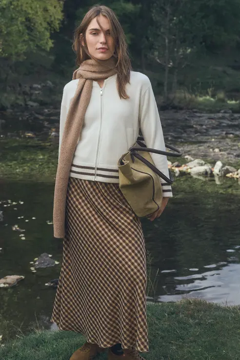 Nic Zoe Fashion Store -Nic Zoe Fashion Store falda breda cuadros mod oi25 eseoese 3 m